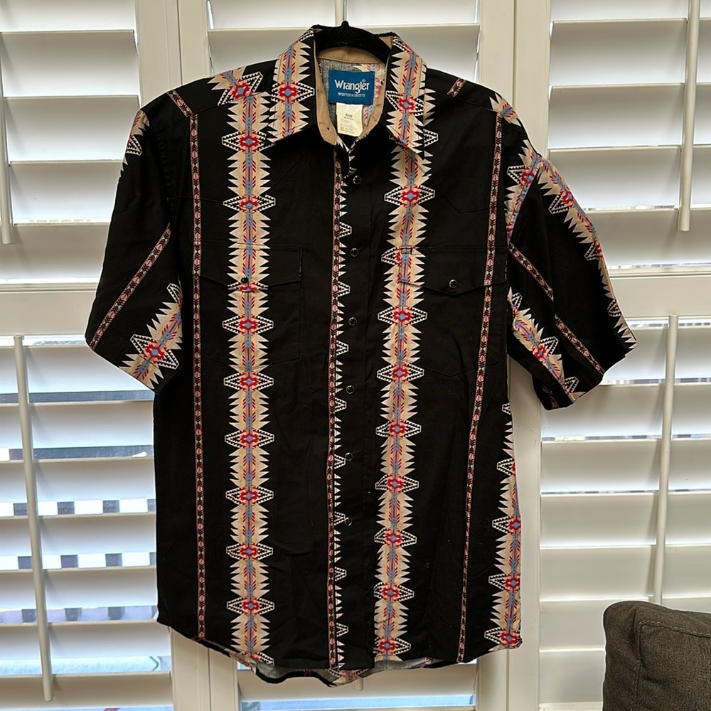 WRANGLER WESTERN BUTTON UP
